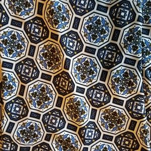 Pretty blue and white slip skirt, size large